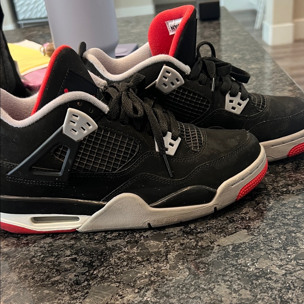 Nike Black and Red Athletic Shoes